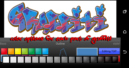 Graffiti Maker - Image screenshot of android app