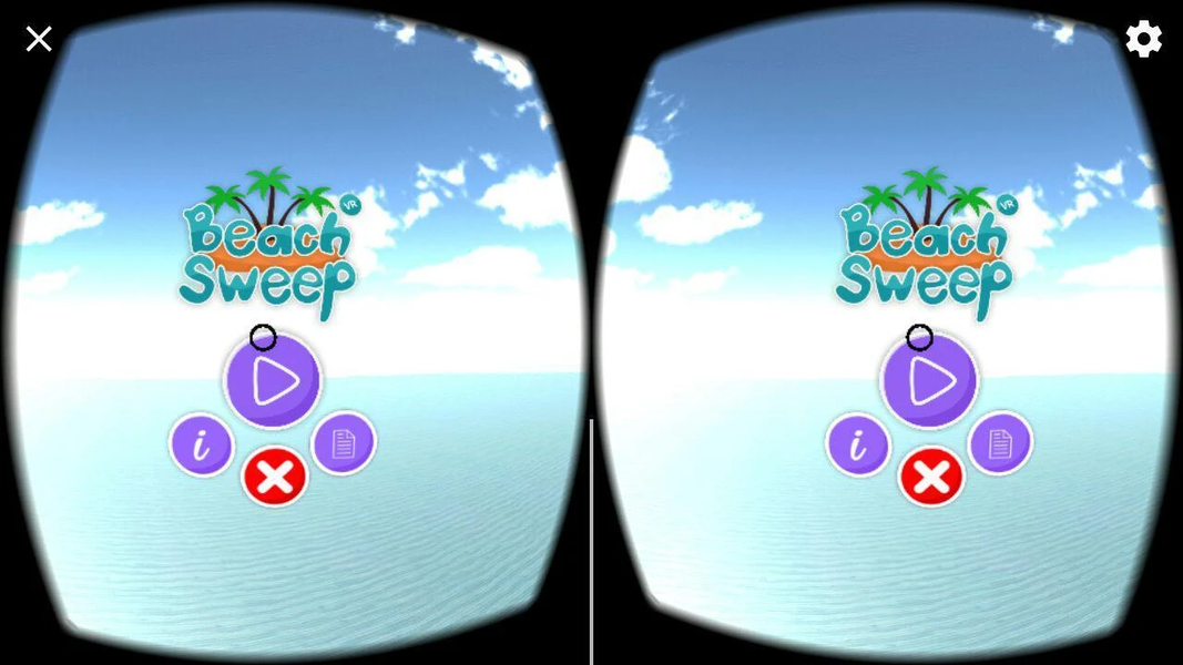 Beach Sweep VR - Gameplay image of android game