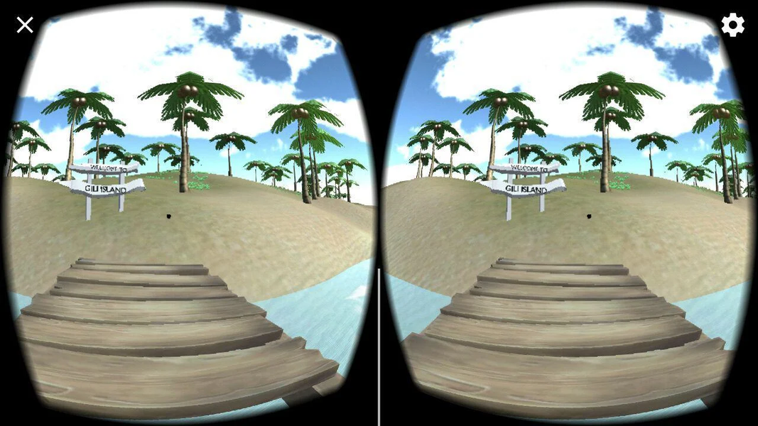 Beach Sweep VR - Gameplay image of android game