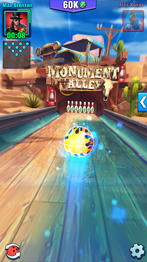 Bowling Crew — 3D bowling game - Gameplay image of android game