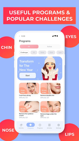 Face Yoga Workout for Women - عکس برنامه موبایلی اندروید