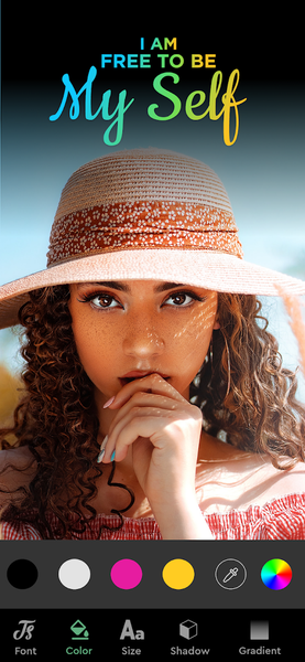 Add Text to Photos, Photo Text - Image screenshot of android app