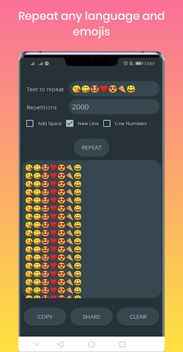 Text Repeater - عکس برنامه موبایلی اندروید