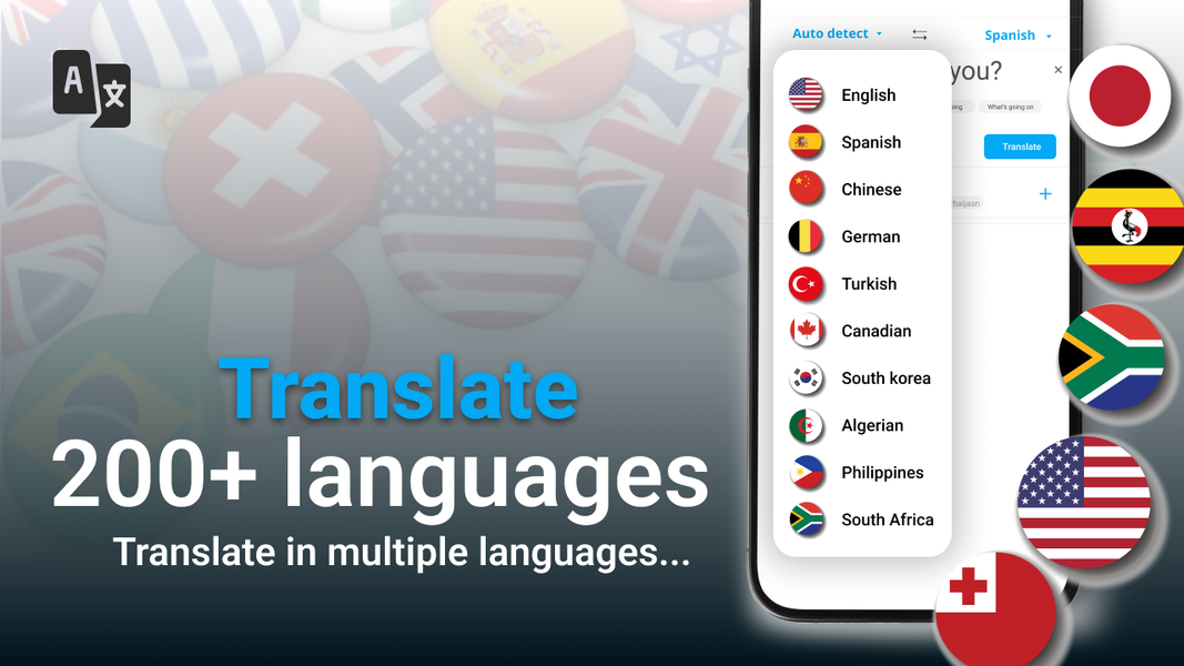 Translate Language Translator - عکس برنامه موبایلی اندروید