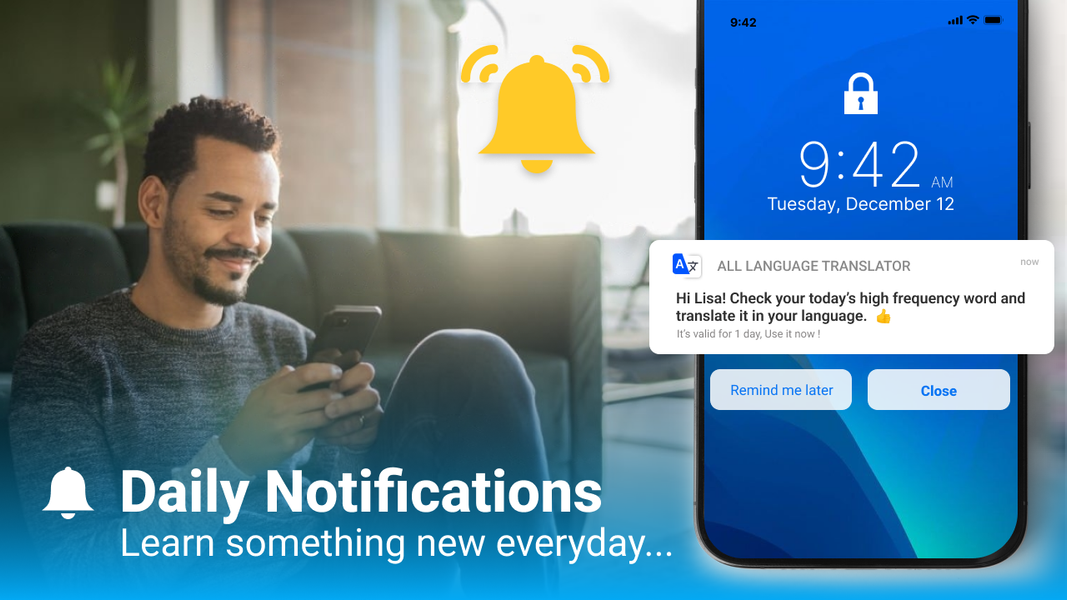 Translate Language Translator - عکس برنامه موبایلی اندروید