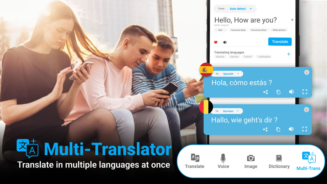 Translate Language Translator - عکس برنامه موبایلی اندروید