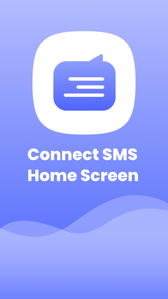 Connect SMS Home Screen - Image screenshot of android app