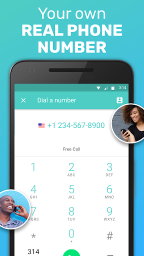 FreeTone Calls & Texting - Image screenshot of android app