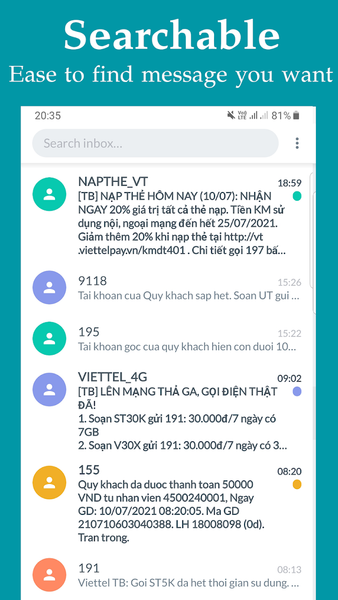 Messages: SMS & MMS - Image screenshot of android app