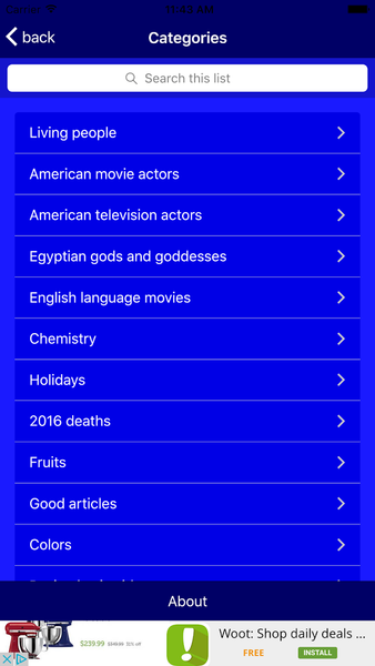LITE GUIDE Simple English Wiki - عکس برنامه موبایلی اندروید
