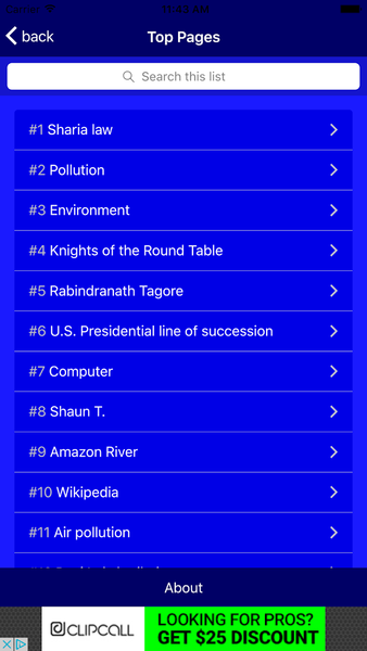 LITE GUIDE Simple English Wiki - Image screenshot of android app