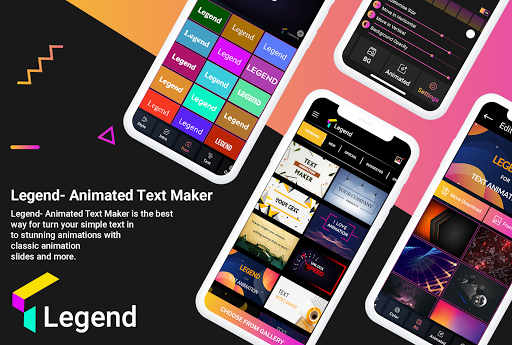 Legend - Video Intro Maker - عکس برنامه موبایلی اندروید