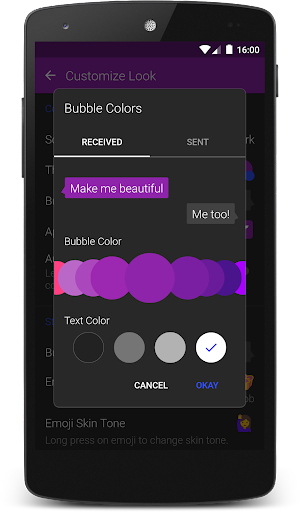 Textra SMS - عکس برنامه موبایلی اندروید