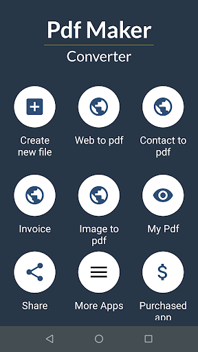 PDF Maker - Image screenshot of android app