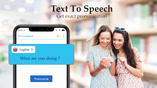 Text to Speech (TTS) - Image screenshot of android app