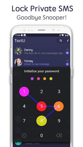 TextU - Private SMS Messenger - Image screenshot of android app