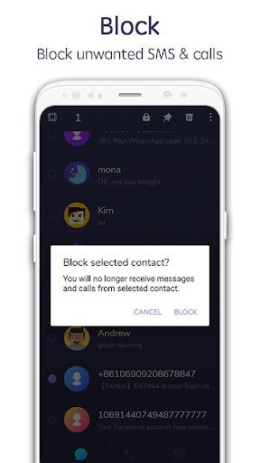 TextU - Private SMS Messenger - عکس برنامه موبایلی اندروید