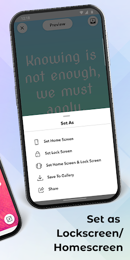 Wallext: Text Wallpaper BG - عکس برنامه موبایلی اندروید
