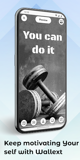 Wallext: Text Wallpaper BG - عکس برنامه موبایلی اندروید