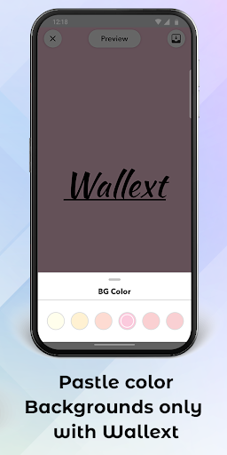 Wallext: Text Wallpaper BG - عکس برنامه موبایلی اندروید