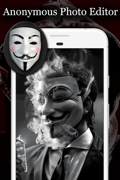 Anonymous Mask Photo Editor - Image screenshot of android app