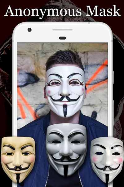 Anonymous Mask Photo Editor - Image screenshot of android app