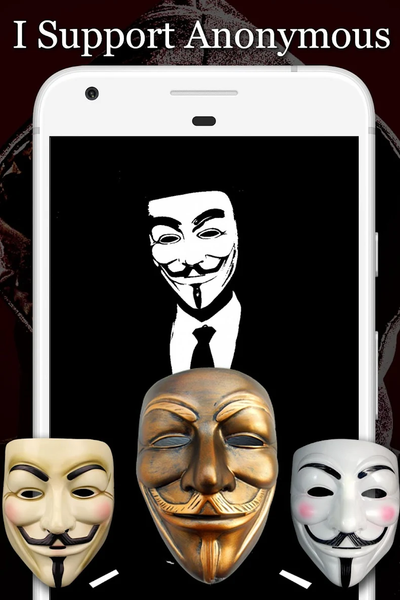 Anonymous Mask Photo Editor - Image screenshot of android app