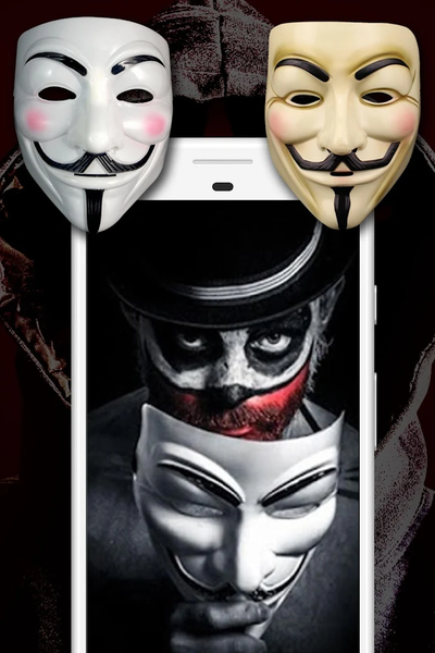 Anonymous Mask Photo Editor - Image screenshot of android app