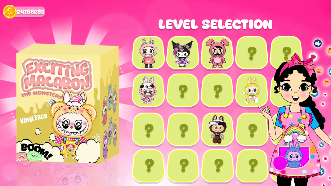Labubu Unboxing Games - Gameplay image of android game