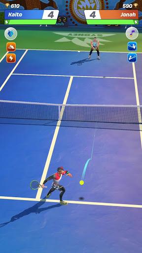 Tennis Clash: Multiplayer Game - Gameplay image of android game