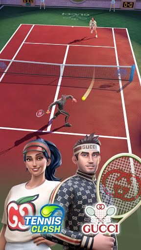 Tennis Clash: Multiplayer Game - Gameplay image of android game