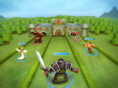 Castle Crush: Epic Battle – کسل کراش: جنگ حماسی - عکس بازی موبایلی اندروید