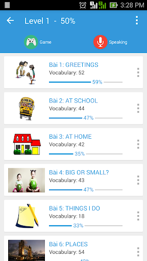 Learn English Vocabulary TFlat - عکس بازی موبایلی اندروید