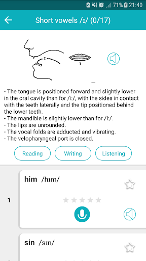 Speak English Pronunciation - Image screenshot of android app