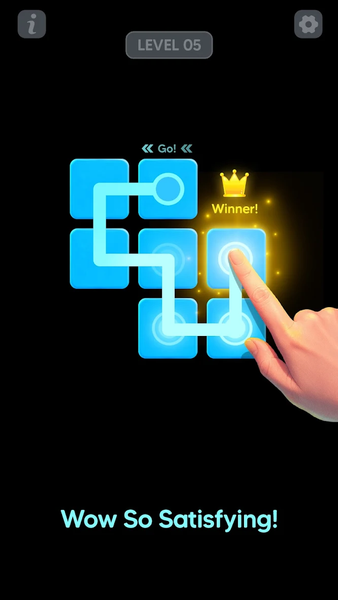 Single Line Block Fill Puzzle - Gameplay image of android game