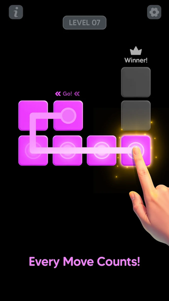 Single Line Block Fill Puzzle - Gameplay image of android game