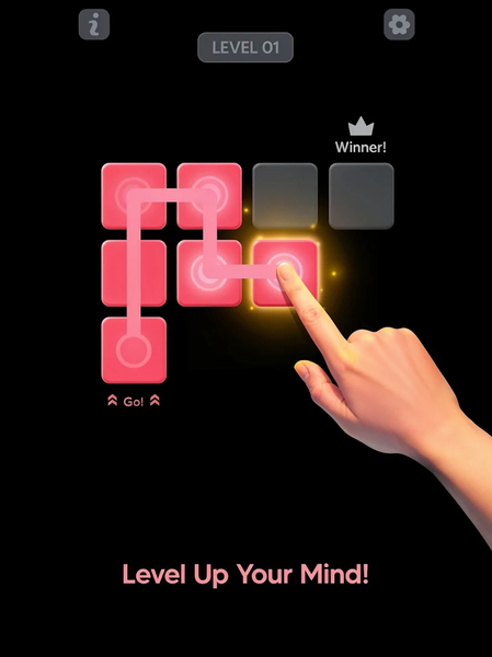 Single Line Block Fill Puzzle - Gameplay image of android game