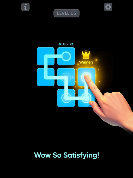 Single Line Block Fill Puzzle - Gameplay image of android game