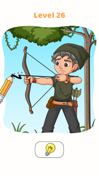 Draw One Miss Part Brain Games - Gameplay image of android game