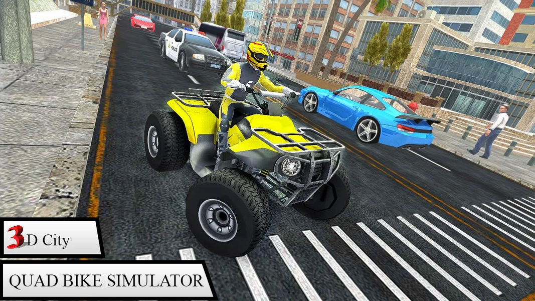 ATV Quad Bike Taxi 2019: Bike - Gameplay image of android game