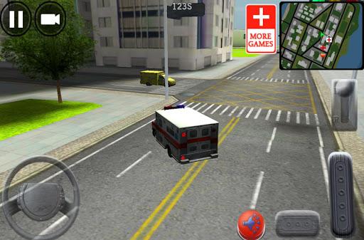 City Ambulance Driving 3D - Gameplay image of android game