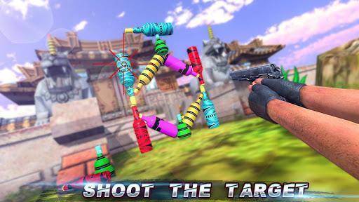 Expert Bottle Shooter 3d  Free Gun Shooting Games - Gameplay image of android game