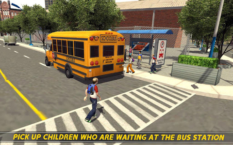 School bus games free to play: Driving simulator 2015::Appstore  for Android