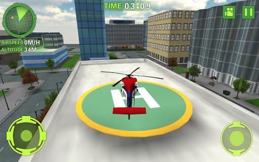 Ambulance Helicopter Simulator - Gameplay image of android game