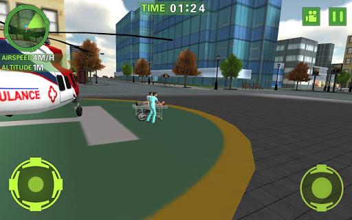 Ambulance Helicopter Simulator - عکس بازی موبایلی اندروید