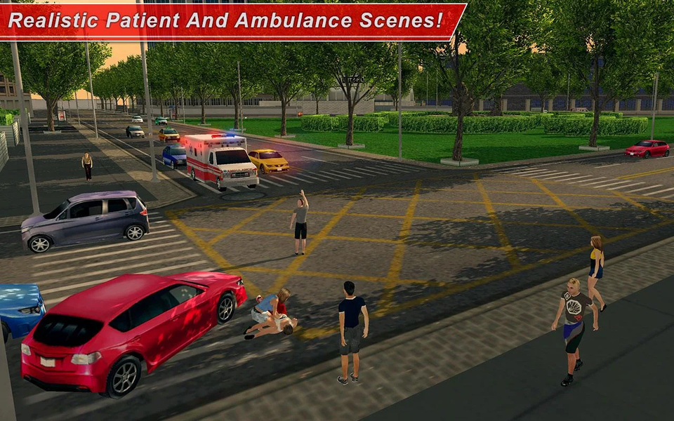 Ambulance Rescue Simulator - عکس بازی موبایلی اندروید