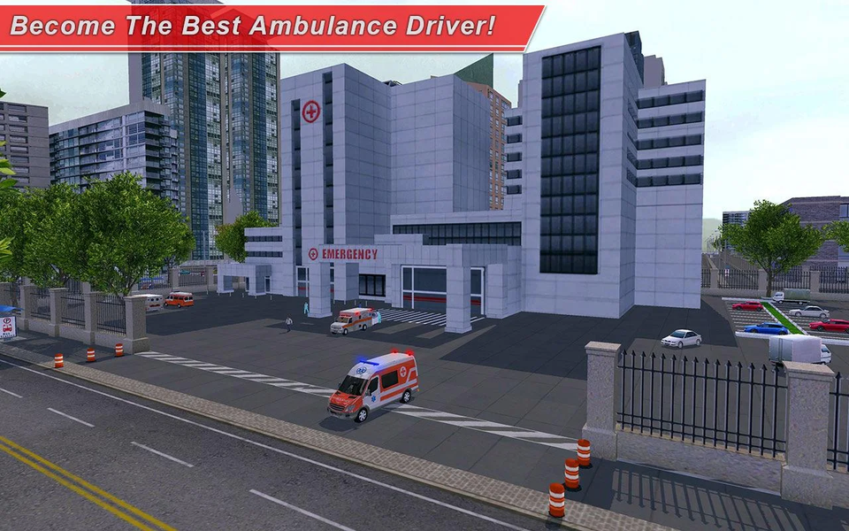 Ambulance Rescue Simulator - عکس بازی موبایلی اندروید