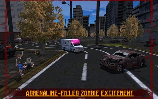 Ambulance Rescue: Zombie City - Gameplay image of android game