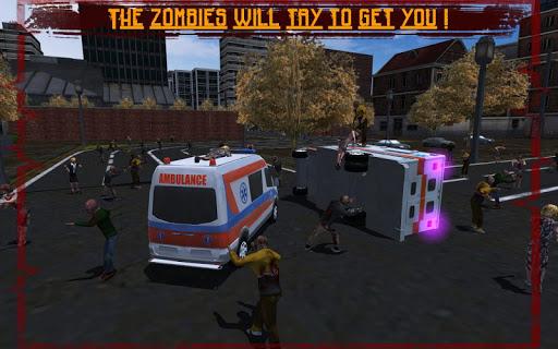 Ambulance Rescue: Zombie City - Gameplay image of android game