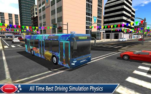 American Football Bus Driver - Gameplay image of android game